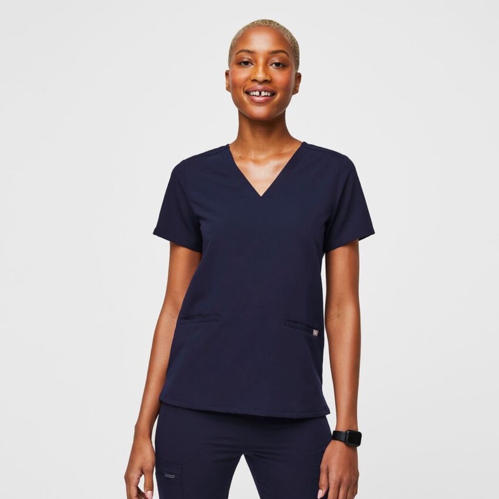 Figs navy blue scrub set